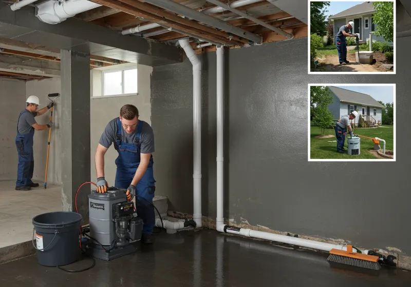 Basement Waterproofing and Flood Prevention process in La Crosse, KS